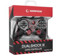 RAMPAGE SG-R601 KIRMIZI PC/PS3 1.8MT JOYPAD GAMEPAD OYUN KOLU